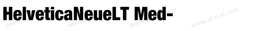 HelveticaNeueLT Med字体转换